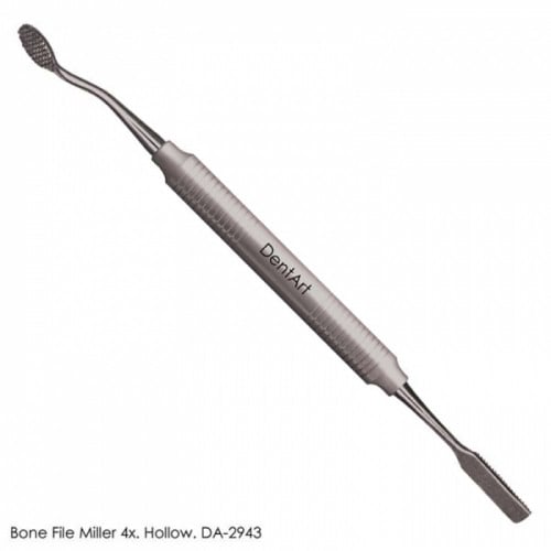 Bone File Miller 4x.Hollow/DA-2943