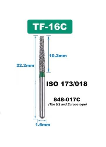 Diamond Bur ISO: 173/018 -(pack of 5 ) Green - TF-...