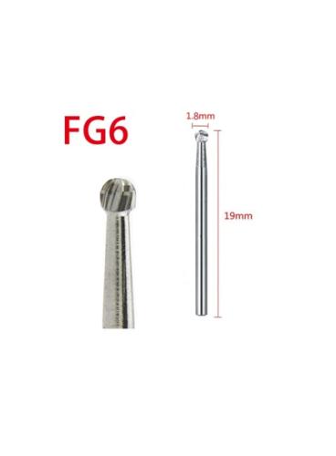 FG Carbide BUR ISO: 001/018-(pack of 5 ) -FG-6