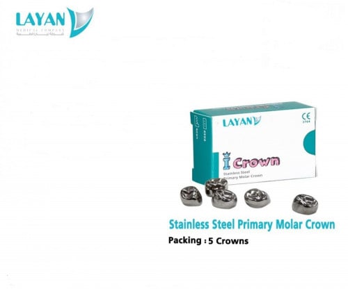Primary Molar Crown UPPER RIGHT E PK/5