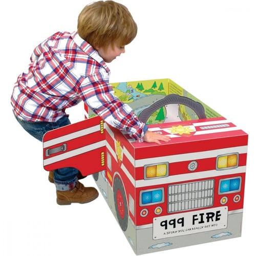 Hop-In Fire Engine (Ride and Read) Board book
