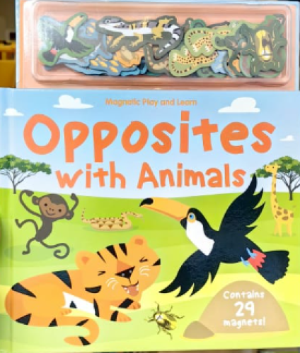 كتاب مغناطيس - oppisite with animal