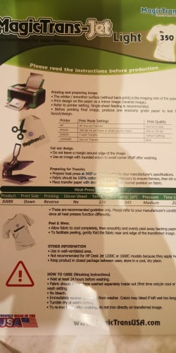 ورق طباعه قطن ابيض حراري للطابعات العادية النافثة...