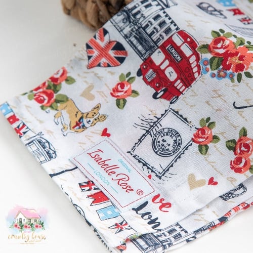 0851 مفرش لندن المميز كبير من إزابيل روز