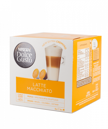 كبسولات دولتشي | لاتيه مكياتو