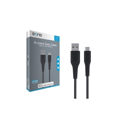 كيبل قماشي للشحن ونقل البيانات بطول 1.2 متر