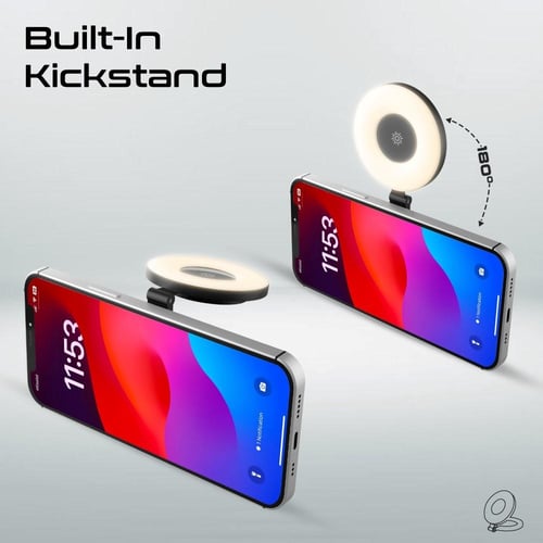 أحدث ضوء سيلفي على شكل حلقة قابل لاعادة الشحن ويدع...