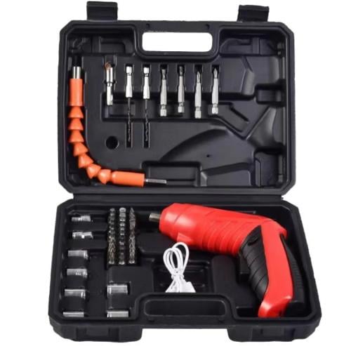 دريل لاسلكي الكتروني ذكي للفك والتركيب مزود بجميع...