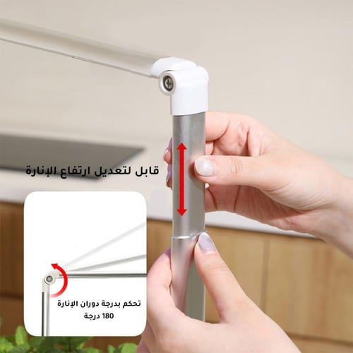 نظام زراعة مائية صغير مع انذار نقص الماء و انارة م...