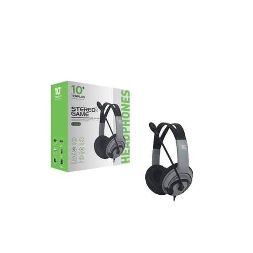 سماعة ألعاب ستيريو مع ميكروفون عزل ضوضاء وصوت محيط...