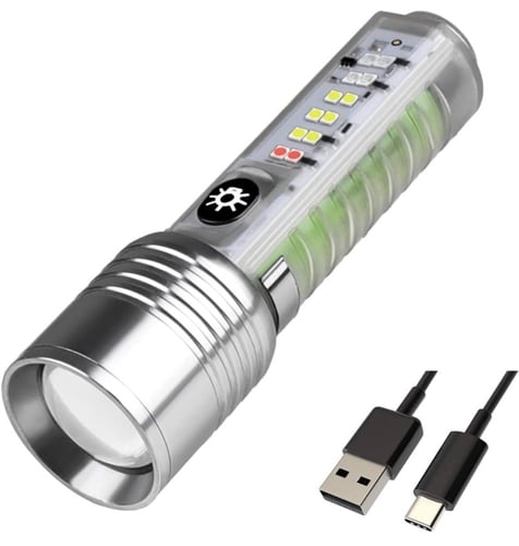 كشاف ليد 520A متعدد الوظائف مزود باضاءة جانبية