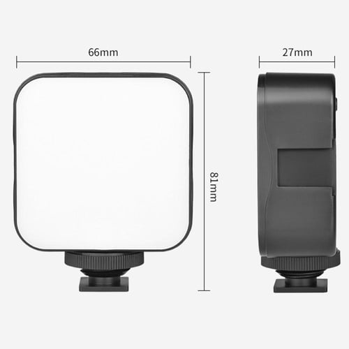 ‏إضاءة تصوير ابيض صغير قابل لاعادة الشحن