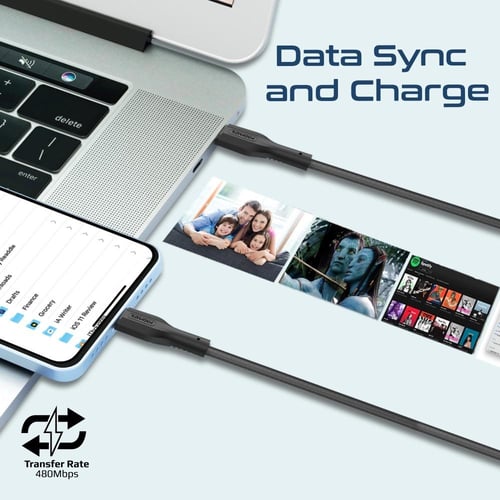 أسرع مجموعة كيابل ثلاثية USB-C™إلى لايتنينغ، سريعة...