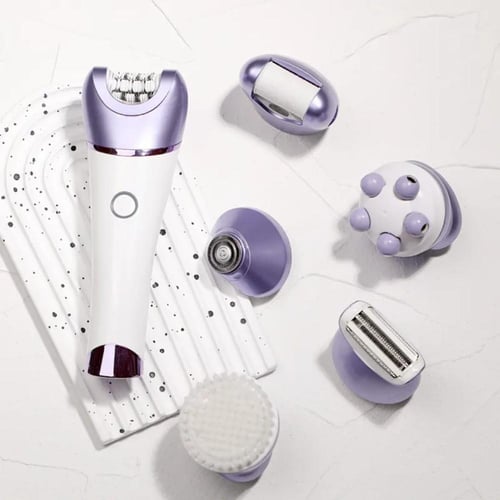 جهاز ازالة الشعر 6 في 1 الكهربائي الرطب و الجاف مع...