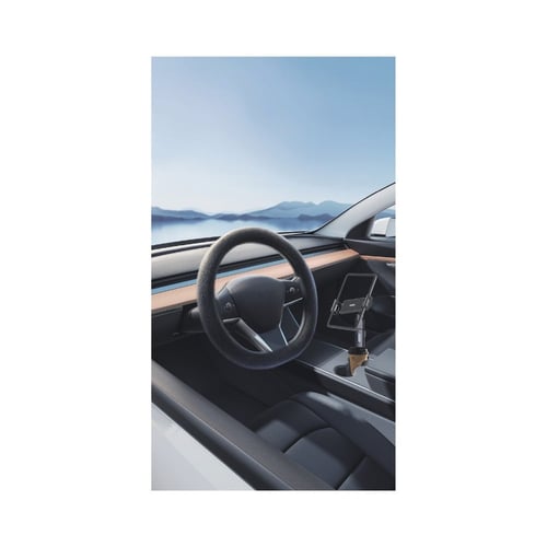 حامل جوال مغناطيسي لمرآة السيارة مع ذراع قابلة للت...