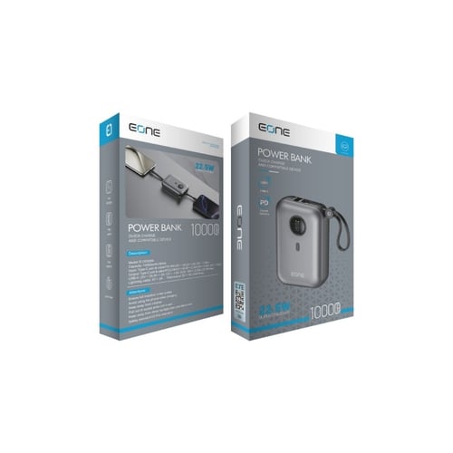 شاحن متنقل 10000 مللي أمبير بقوة 22.5 واط مع شاشة...