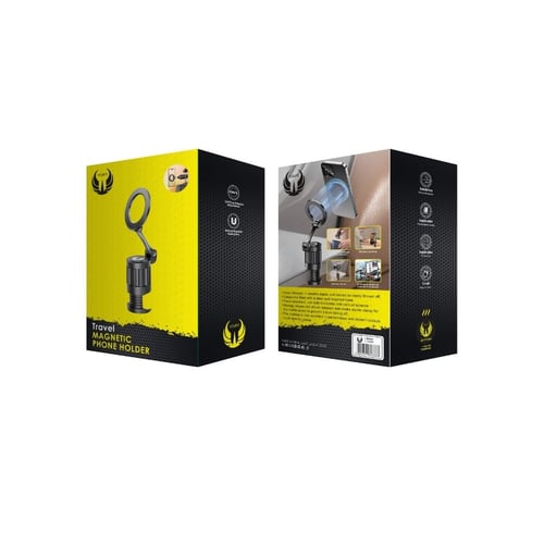 حامل الهاتف المغناطيسي للسفر دوران 360 درجة وتثبيت...