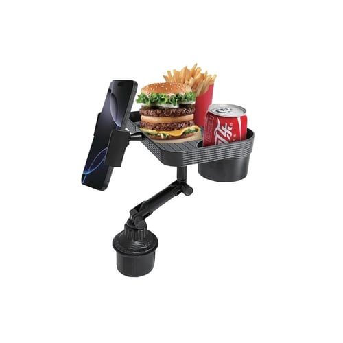 منظم السيارة المتكامل صينية وجبات مرنة وحامل جوال...