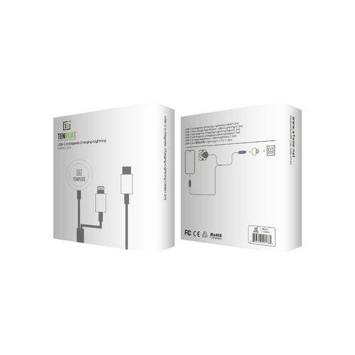 كيبل 2 في 1 شحن مغناطيسي ولايتننق