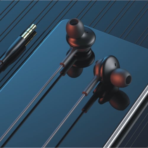 سماعة أذن احترافية بخاصية التحكم بالصوت وتصميم ثاب...