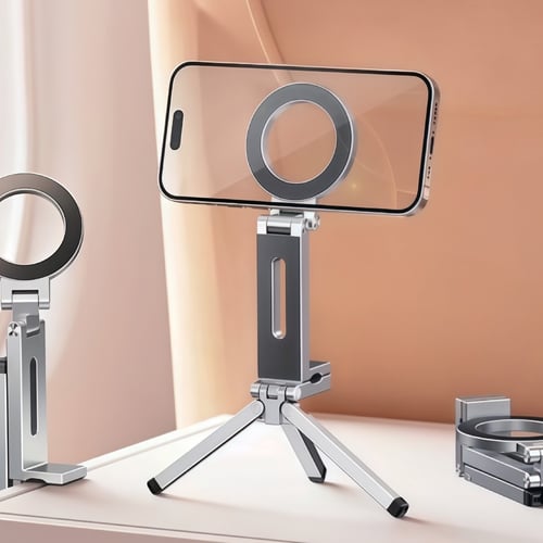 حامل جوال مغناطيسي متعدد الوظائف ترايبود، حامل مكت...