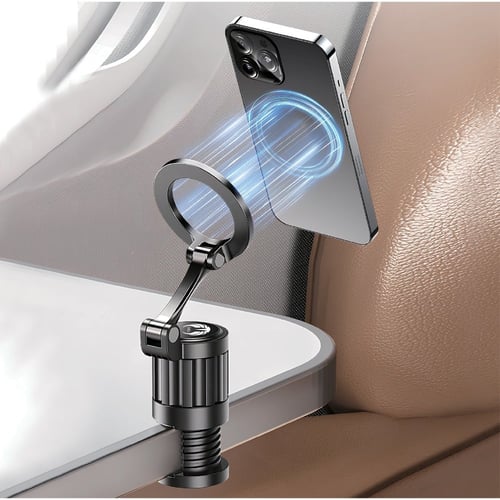 حامل الهاتف المغناطيسي للسفر دوران 360 درجة وتثبيت...