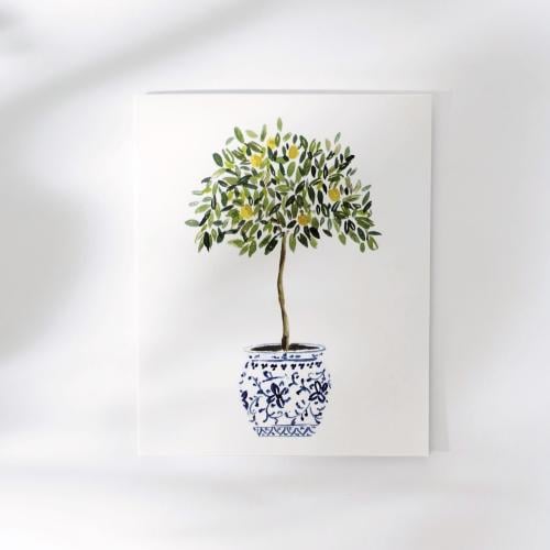 كرت اهداء شجرة الليمون