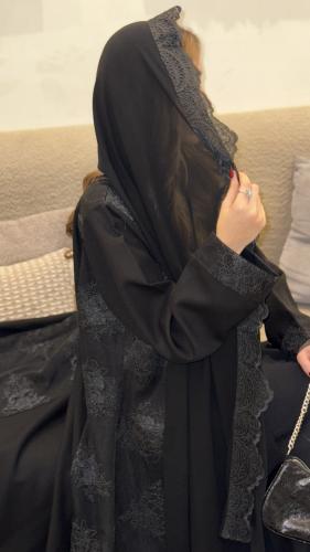عباية الجنب دانتيل