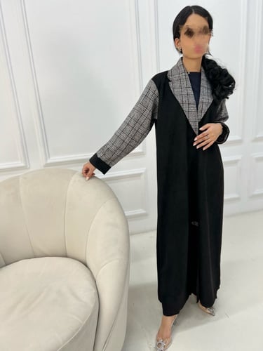 عباية شتوية كاروهات