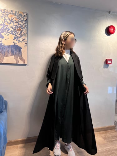 عباية بفستان ثابت