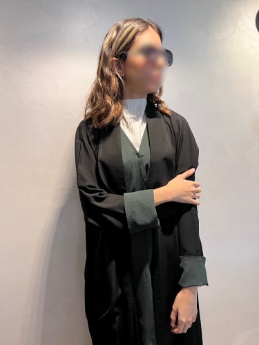 عباية بفستان ثابت