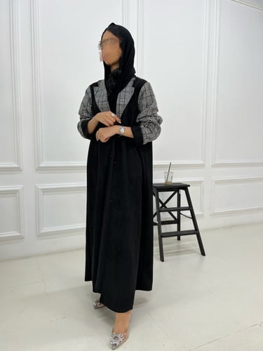 عباية شتوية كاروهات