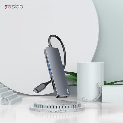 وصلة تحويل تايب سي الى معتدد المنافذ usb + ومنفذ H...