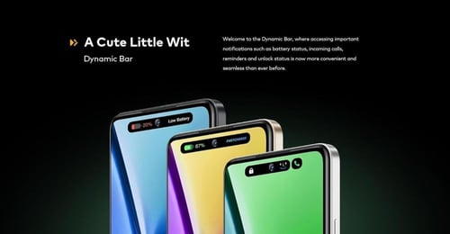 ايتيل itel RS4 سعة 256G الرام 24RAM يدعم خاصية NFC