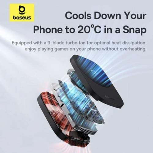 قاعدة تبريد وشحن لاسلكي للجوال بيسوس ماج برو - اسو...