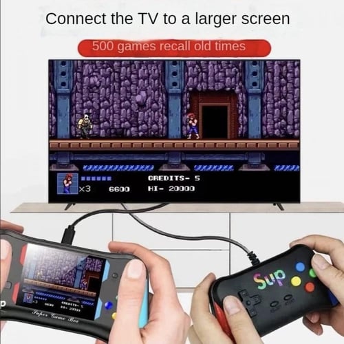 جهاز العاب الفيديو Retro SUP X7M Game Player 500 ل...