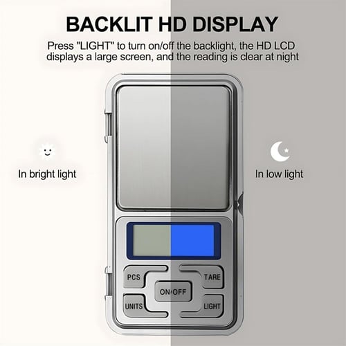 ميزان محمول صغير للوزن من 01 جرام حتى 500 جرام