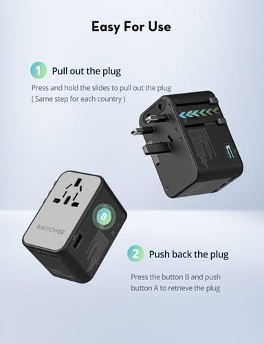 فيش سفر راف باور متعدد المداخل بقوة 100 واط بثلاث...