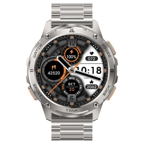 كوسبت - ساعة تانك T3 اصدار خاص مقاس 47مم - فضي