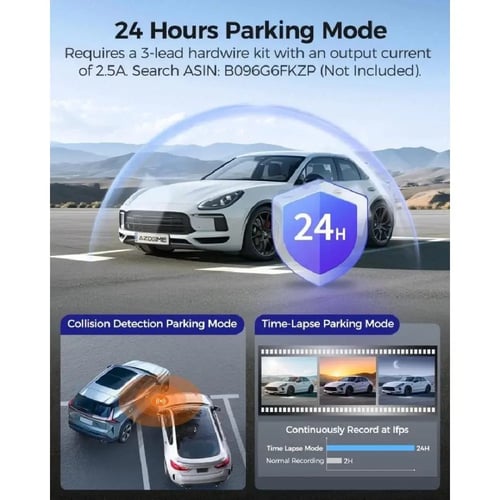 ازدوم _ داش كام M550 PRO تسجيل أمامي 4K وخلفي 1080...