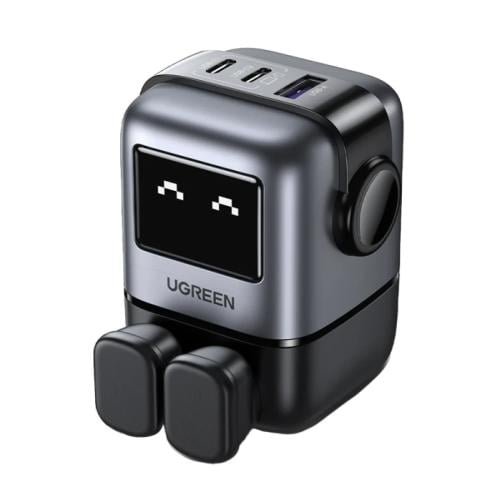 شاحن جداري يو جرين نيكسود GaN روبوت بمنفذين USB-C...