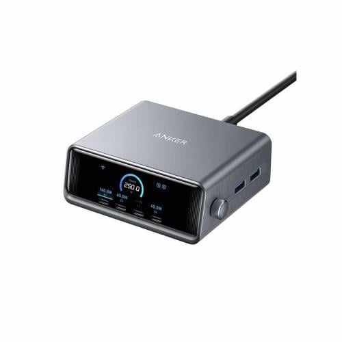 منصة شحن انكر برايم بقوة 250 واط مع شاشة عرض وتحكم...