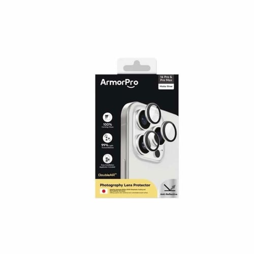 عدسات دبل ArmorPro للايفون 16 برو و 16 برو ماكس