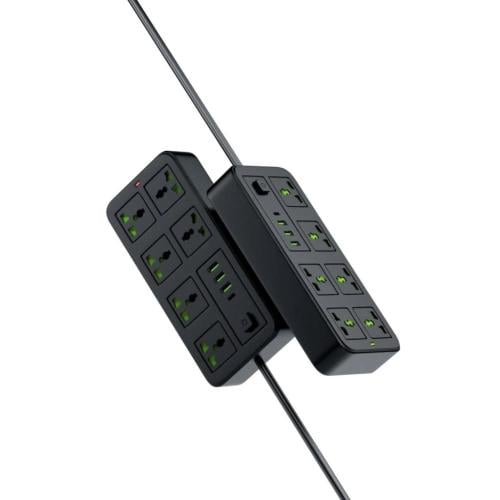 توصيلة بورودو بلو 6 منافذ عالمية 3 متر | 2000 واط