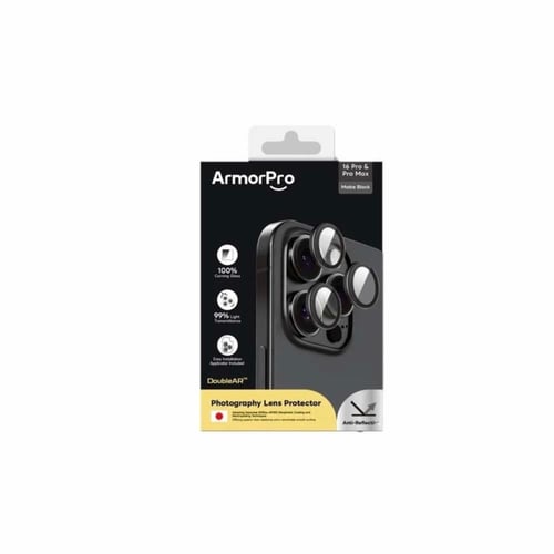 عدسات دبل ArmorPro للايفون 16 برو و 16 برو ماكس