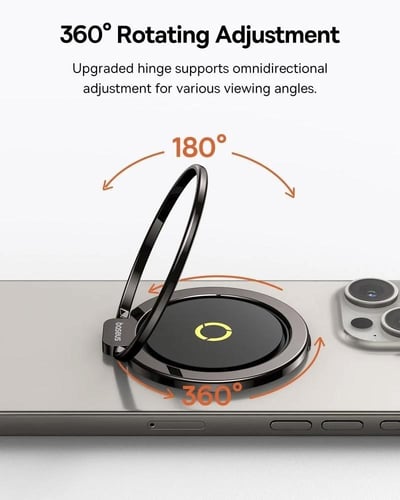 مسكة خاتم مغناطيسية مع ستاند بيسوس ماج برو - ذهبي