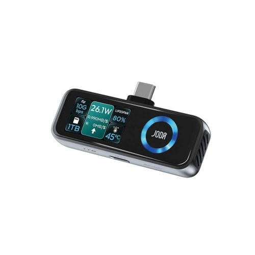 قطعة نقل بيانات بسعة 512 جيجا بايت تايب سي مع شاشة...