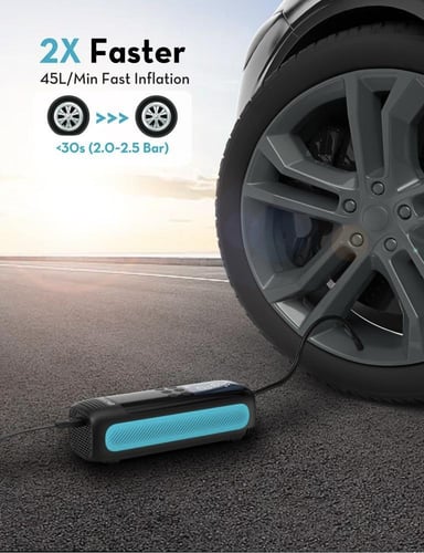 مضخة هواء راف باور بريميوم بدون بطارية بقوة 120 وا...