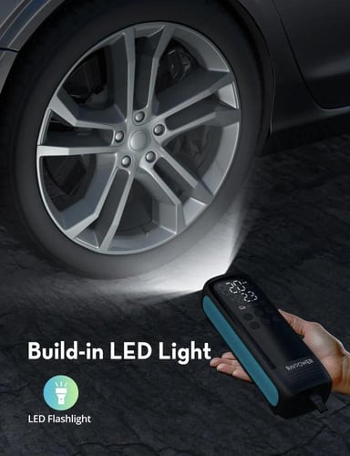 مضخة هواء راف باور بريميوم بدون بطارية بقوة 120 وا...