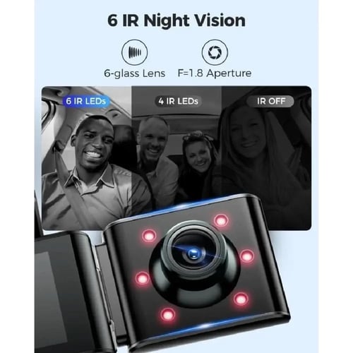 ازدوم _ داش كام M550 PRO تسجيل أمامي 4K وخلفي 1080...